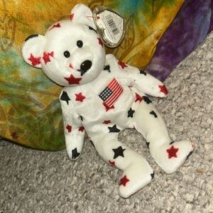 Forth of July beanie baby